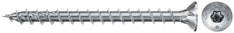 FISCHER AUSTRIA - Spanplattenschraube mit Senkkopf, Torx 4,0x25 Vollgewinde BC500