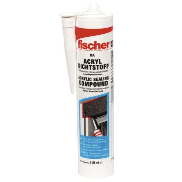 FISCHER AUSTRIA - Acryldichtstoff DA 310ml weiß