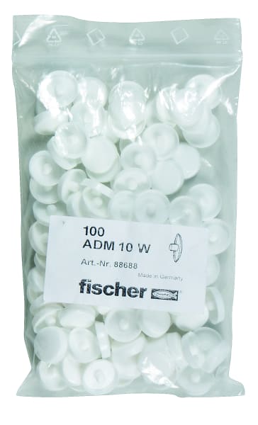 FISCHER AUSTRIA - Abdeckkappe ADM 10 W weiß