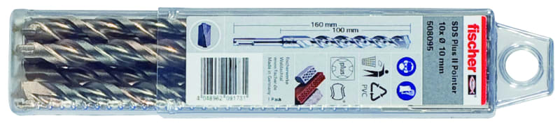 FISCHER AUSTRIA - Bohrer SDS Plus II Pointer 10/150/210 (10)