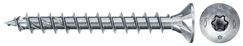 SONEPAR - Spannplattenschraube Torx TX 4,5x45 Senkkopf, Vollgewinde BC200