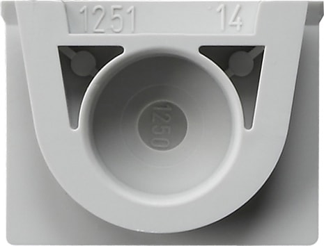 GIRA - Adapter Ltg.einf. 1f geschlossen WG AP Grau