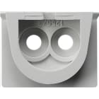 GIRA - Adapter Ltg.einf. 2f WG AP Grau