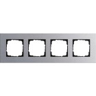 GIRA - Abdeckrahmen 4f Gira Esprit Aluminium