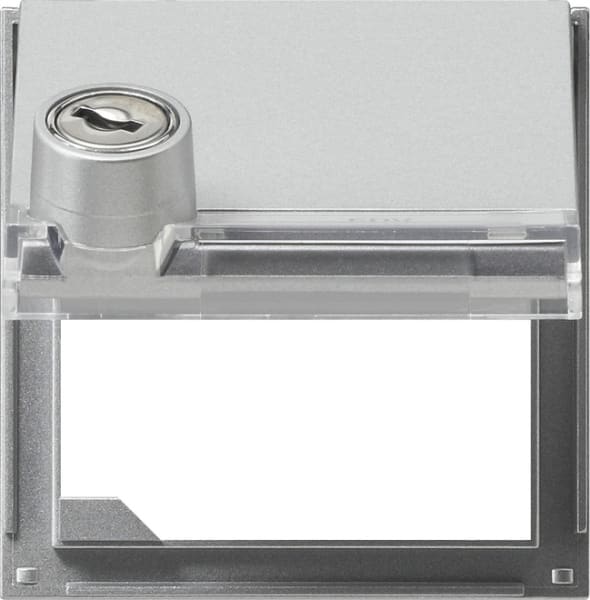 GIRA - Adapterrahmen KD Schloss gleich + BSF Gira TX_44 (WG UP) F Alu
