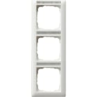 GIRA - Abdeckrahmen 3f senkr. BSF Standard 55 Reinweiß m