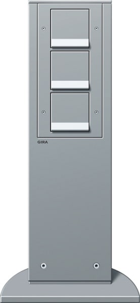 GIRA - E-Säule 3x SCHUKO SH 491 mm Gira Energiesäule F Alu