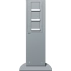 GIRA - E-Säule 3x SCHUKO SH 491 mm Gira Energiesäule F Alu