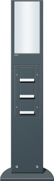 GIRA - E-Säule Licht + 3x SCHUKO SH 769 mm Gira Energiesäule Anthrazit