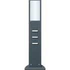 GIRA - E-Säule Licht + 3x SCHUKO SH 769 mm Gira Energiesäule Anthrazit