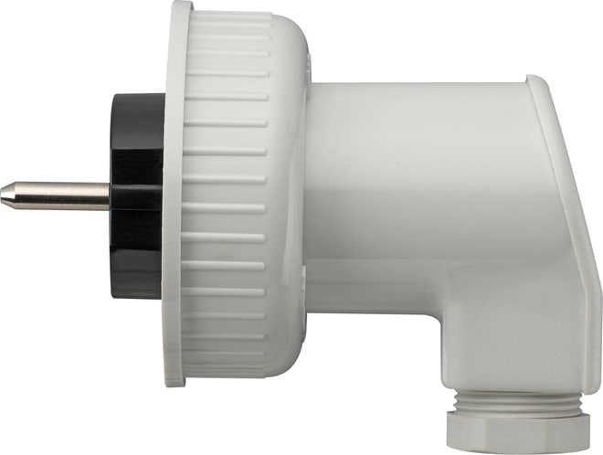 GIRA - SCHUKO-Stecker WD AP Grau
