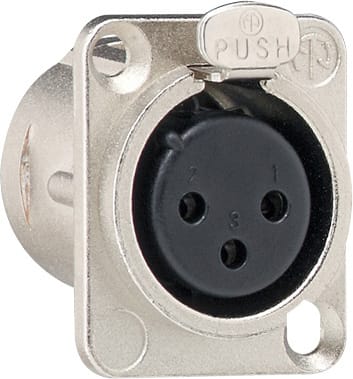 GIRA - XLR D-Serie Flanschbuchse 3-p Zubehör
