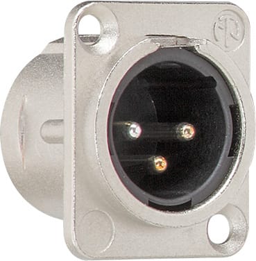 GIRA - XLR D-Serie Flanschstecker 3-p Zubehör