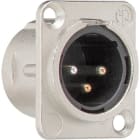 GIRA - XLR D-Serie Flanschstecker 3-p Zubehör