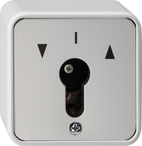 GIRA - Schlüsselschalter 2-p WG AP Grau