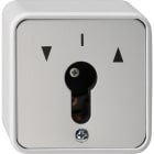 GIRA - Schlüsselschalter 2-p WG AP Grau