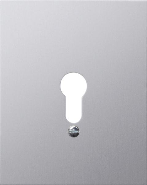GIRA - Metallabd. o.Symbole WG AP Aluminium