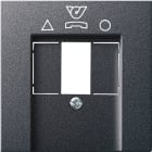 GIRA - Abd. TDO-Anschlussdose System 55 Anthrazit
