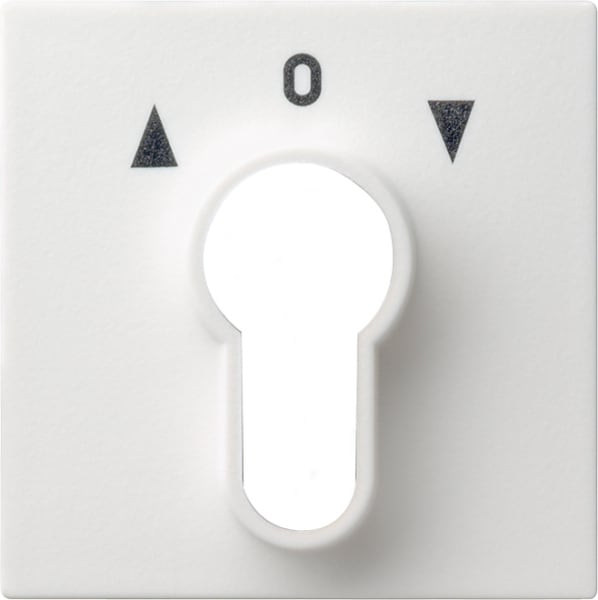 GIRA - Abd. Schlüsselschalter/-taster System 55 Reinweiß m