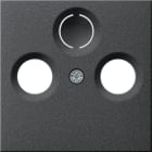 GIRA - Abd. Koaxial-Antennensteckd. System 55 Anthrazit