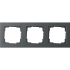 GIRA - Abdeckrahmen 3f Gira E2 Anthrazit