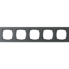 GIRA - Abdeckrahmen 5f Gira E2 Anthrazit