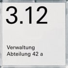 GIRA - Namens-/Türschild 1f Zubehör