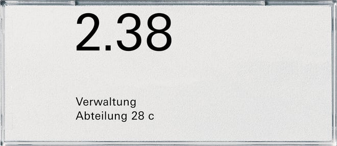 GIRA - Namens-/Türschild 2f Zubehör