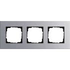 GIRA - Abdeckrahmen 3f Gira Esprit Aluminium