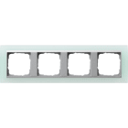 GIRA - Abdeckrahmen 4f Zwischenr. F Alu Gira Event Opak Mint