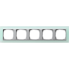 GIRA - Abdeckrahmen 5f Zwischenr. F Alu Gira Event Opak Mint