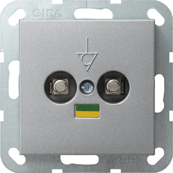 GIRA - Potenzialausgleich-Dose 2f System 55 F Alu