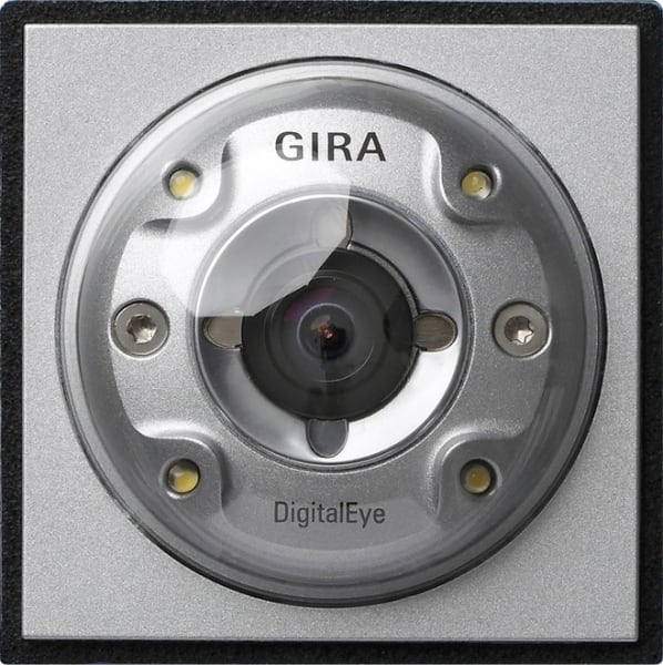 GIRA - Farbkamera Türstation Gira TX_44 (WG UP) F Alu