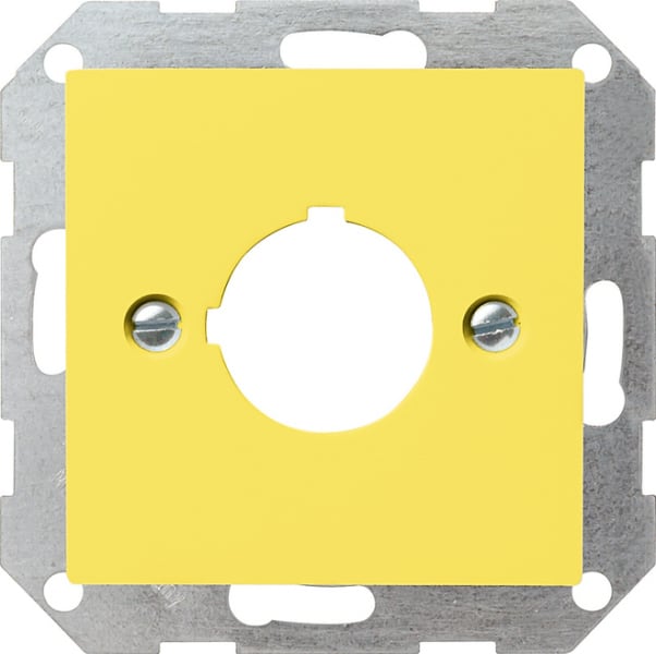 GIRA - Abd. Tragring Taster Ø 22,5 mm System 55 Gelb