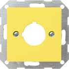 GIRA - Abd. Tragring Taster Ø 22,5 mm System 55 Gelb