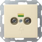 GIRA - Potenzialausgleich-Dose 2f System 55 Cremeweiß