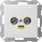 GIRA - Potenzialausgleich-Dose 2f System 55 Reinweiß