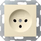GIRA - HNA-Steckd. 10 A System 55 Cremeweiß