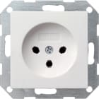 GIRA - HNA-Steckd. 10 A System 55 Reinweiß