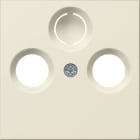 GIRA - Abd. Koaxial-Antennensteckd. System 55 Cremeweiß