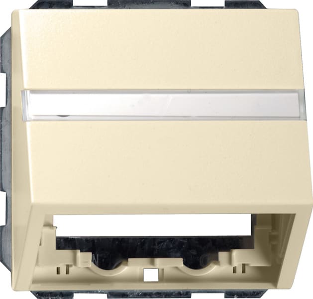 GIRA - Datenhaube Tragring + BSF System 55 Cremeweiß