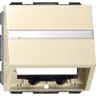 GIRA - Datenhaube Tragring + BSF System 55 Cremeweiß