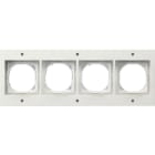 GIRA - Abdeckrahmen 4f Gira TX_44 (WG UP) Reinweiß
