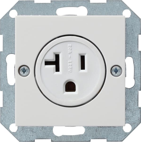 GIRA - Steckd. 2-p NEMA 5-20 R System 55 Reinweiß
