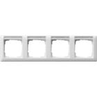 GIRA - Abdeckrahmen 4f waager. BSF Standard 55 Reinweiß