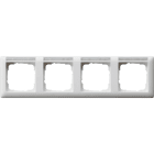 GIRA - Abdeckrahmen 4f waager. BSF Standard 55 Reinweiß m