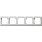GIRA - Abdeckrahmen 5f waager. BSF Standard 55 Reinweiß m