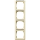 GIRA - Abdeckrahmen 4f senkr. BSF Standard 55 Cremeweiß