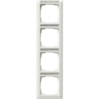GIRA - Abdeckrahmen 4f senkr. BSF Standard 55 Reinweiß
