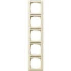 GIRA - Abdeckrahmen 5f senkr. BSF System 55 Cremeweiß